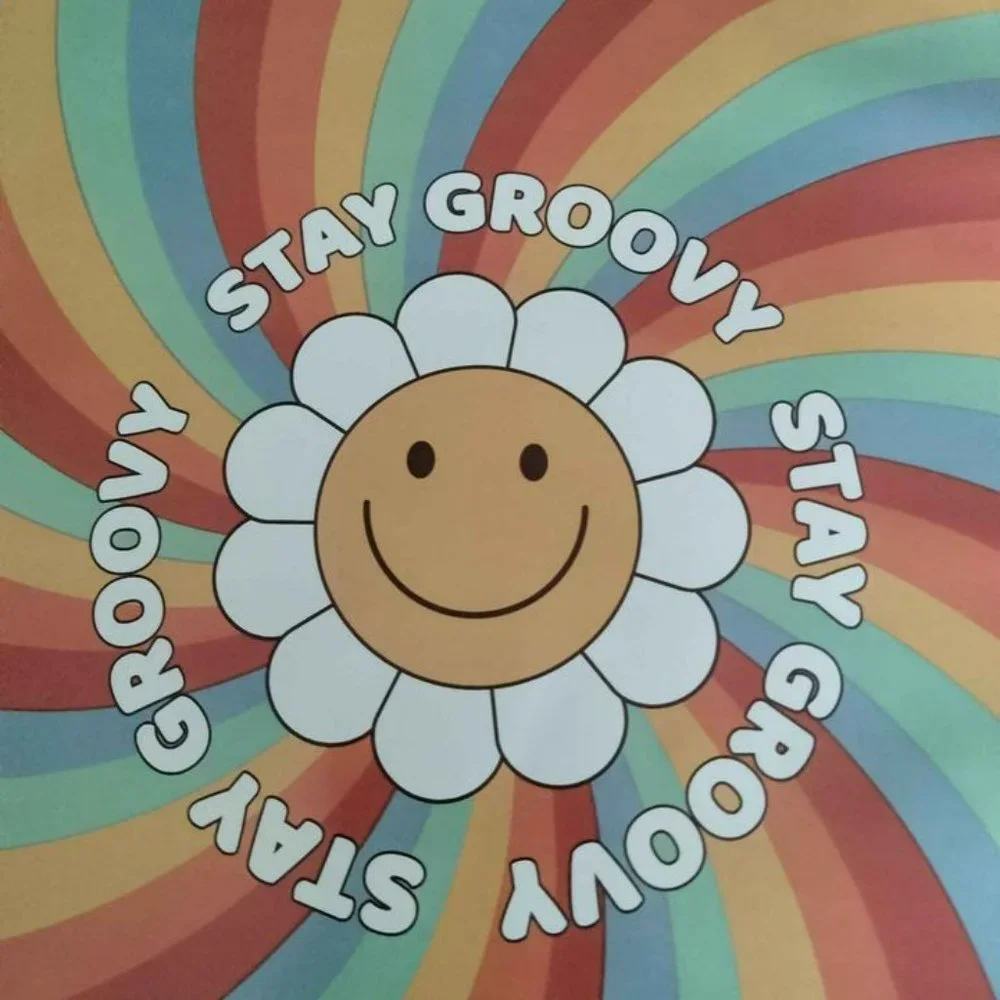 20 Pcs Stay Groovy Designer Poly Mailers 7.5